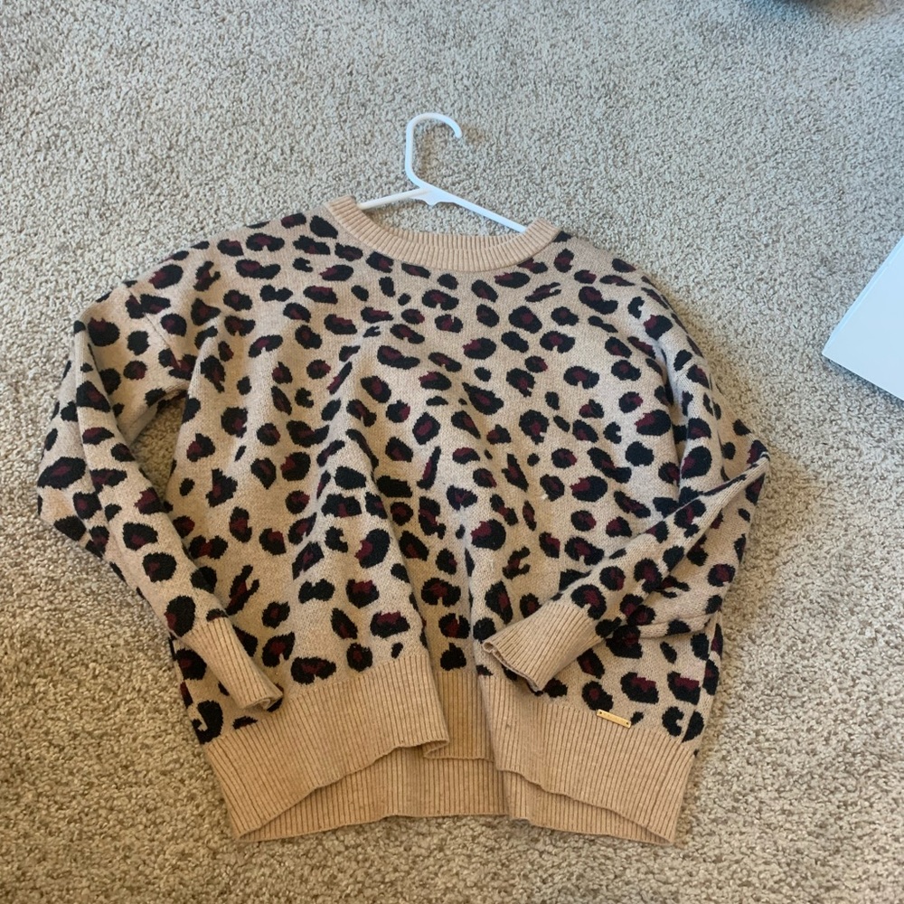 Leopard Print Sweater